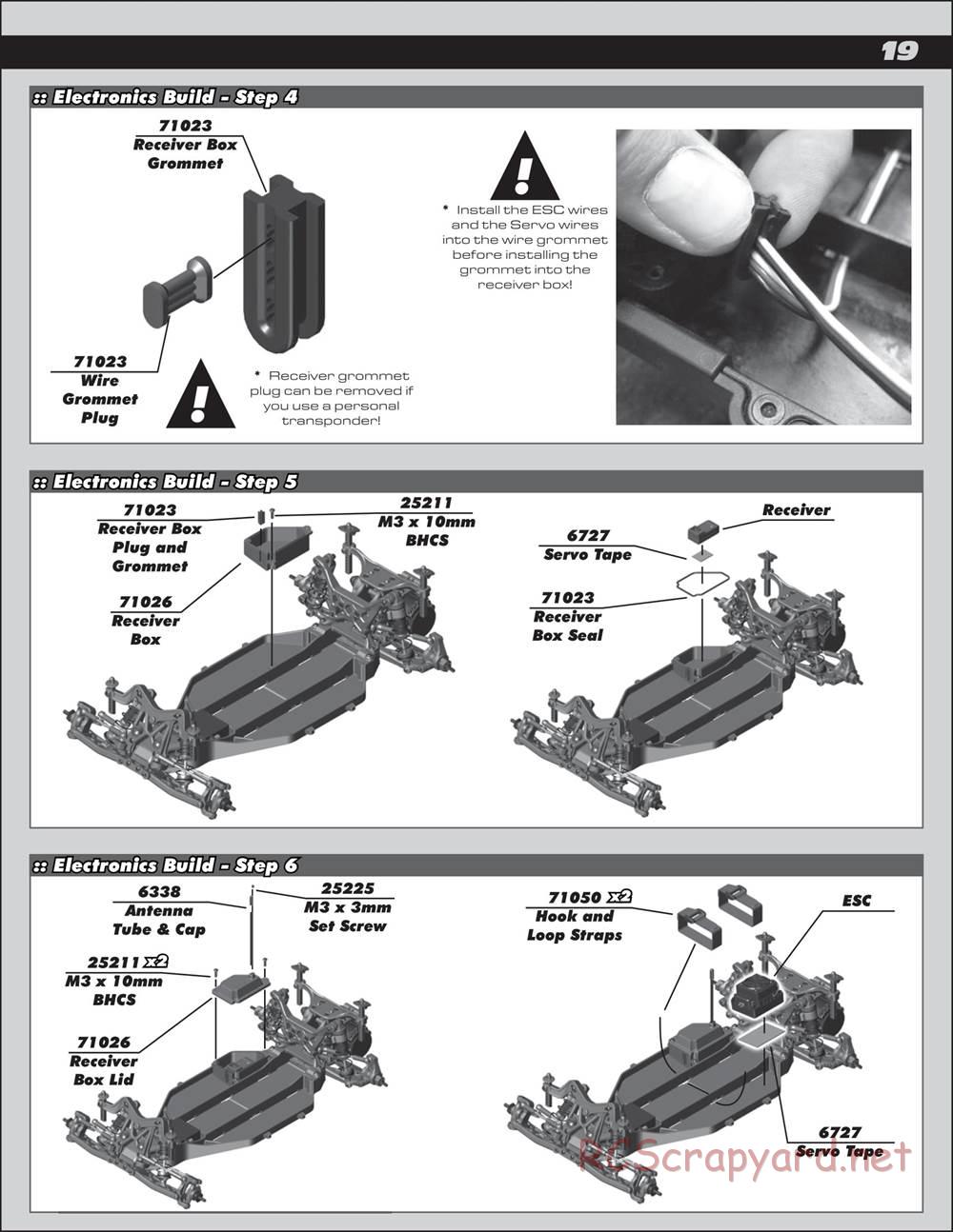 Team Associated - DR10 Drag Race Car - Manual - Page 19